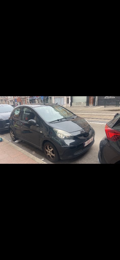 Toyota Aygo, Auto's, Zwart, Particulier, Euro 4, Airconditioning