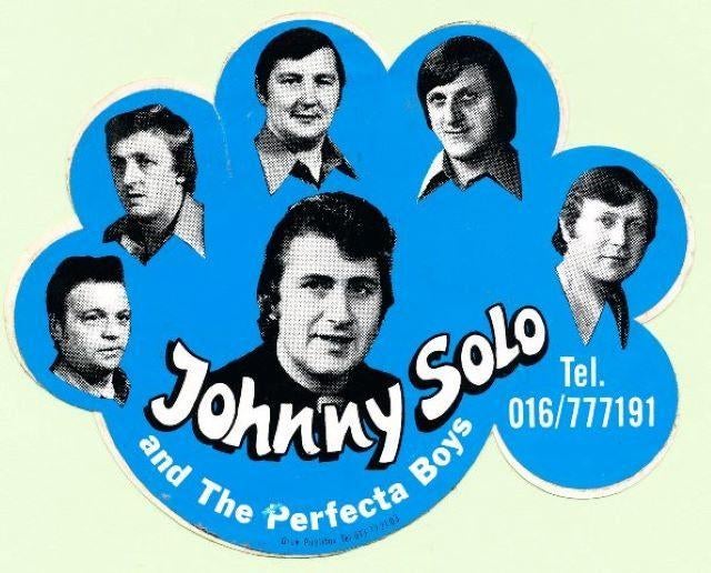 (m93) Johnny Solo and the Perfecta Boys, sticker, Envoi
