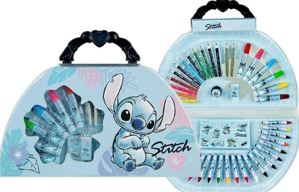 Lilo en Stitch Tekenkoffer - 51 Delig - Disney Knutselkoffer, Ophalen of Verzenden, Nieuw