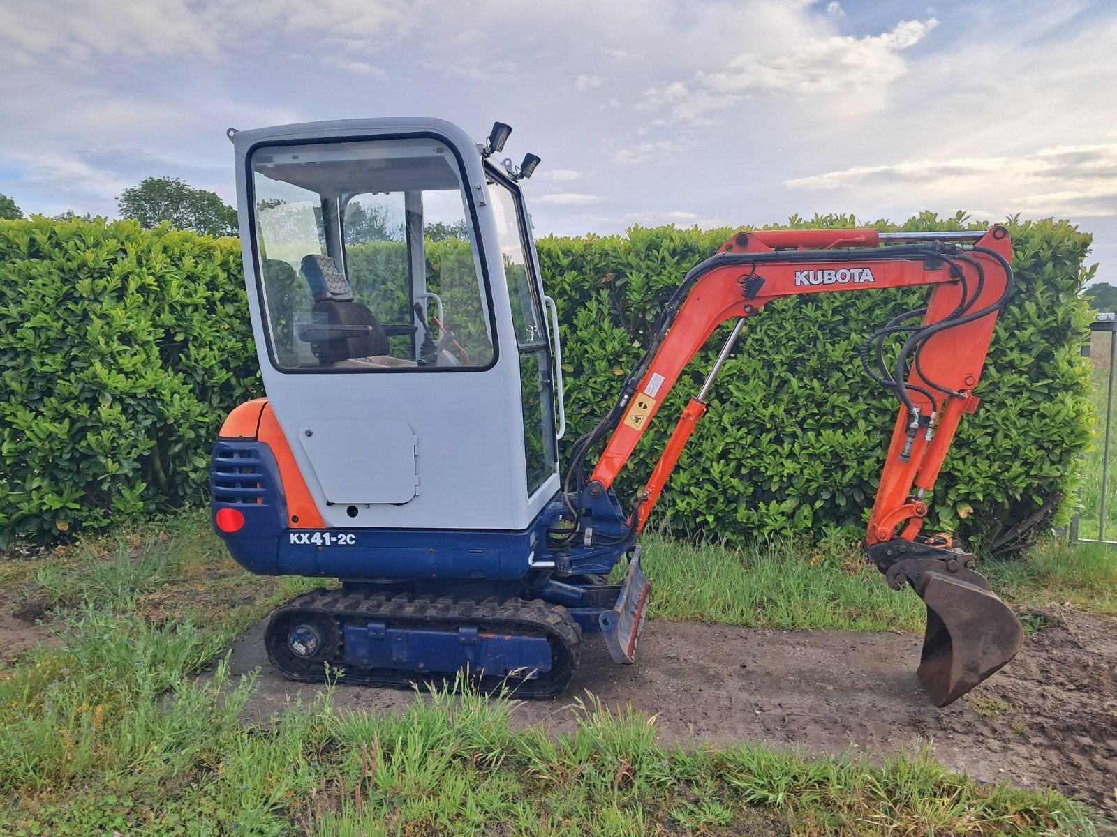 Minigraver Kubota KX41-2C / Minikraan / Graafmachine, Ophalen