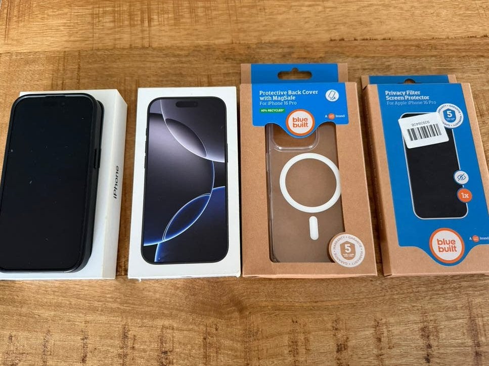IPhone 16 pro + 15 pro (incl. facturen), Telecommunicatie, Ophalen, Zo goed als nieuw, 128 GB, IPhone 16