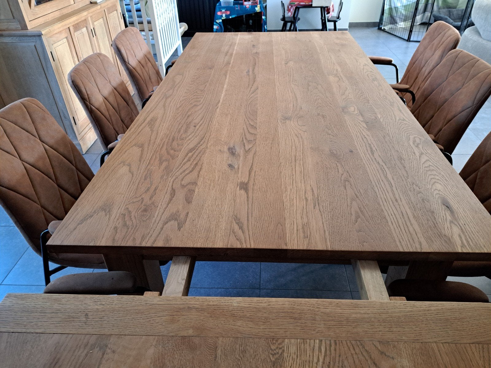 Tafel T&T design, Huis en Inrichting, Complete eetkamers, Ophalen, Gebruikt, Landelijk