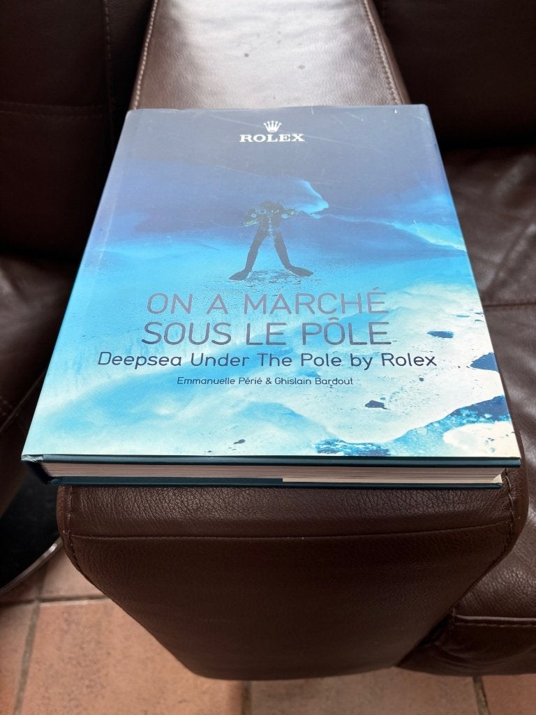 Rare – Livre "On a marché sous le pôle" (Édition Rolex 2011), Une BD, Enlèvement, Rolex, Comme neuf