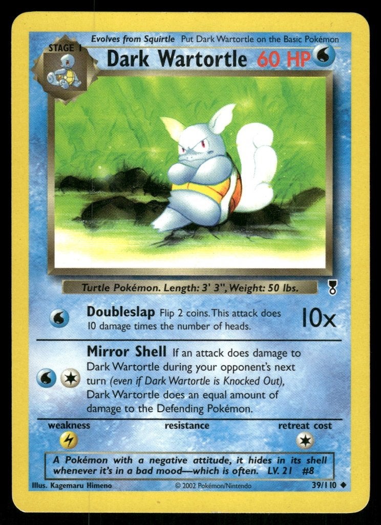 Dark Wartortle 39/110 - Legendary Collection (EX), Hobby & Loisirs créatifs, Jeux de cartes à collectionner | Pokémon, Utilisé
