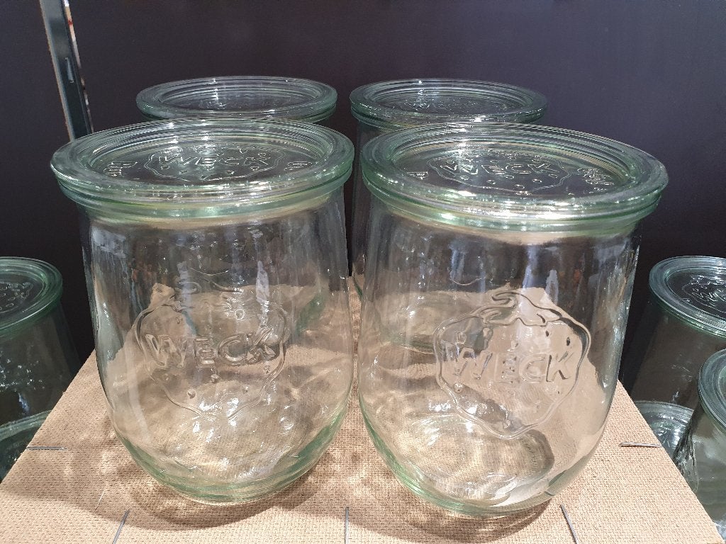 10 Grands Weck 1062ml, Ophalen of Verzenden, Zo goed als nieuw, Glas, Kom(men)