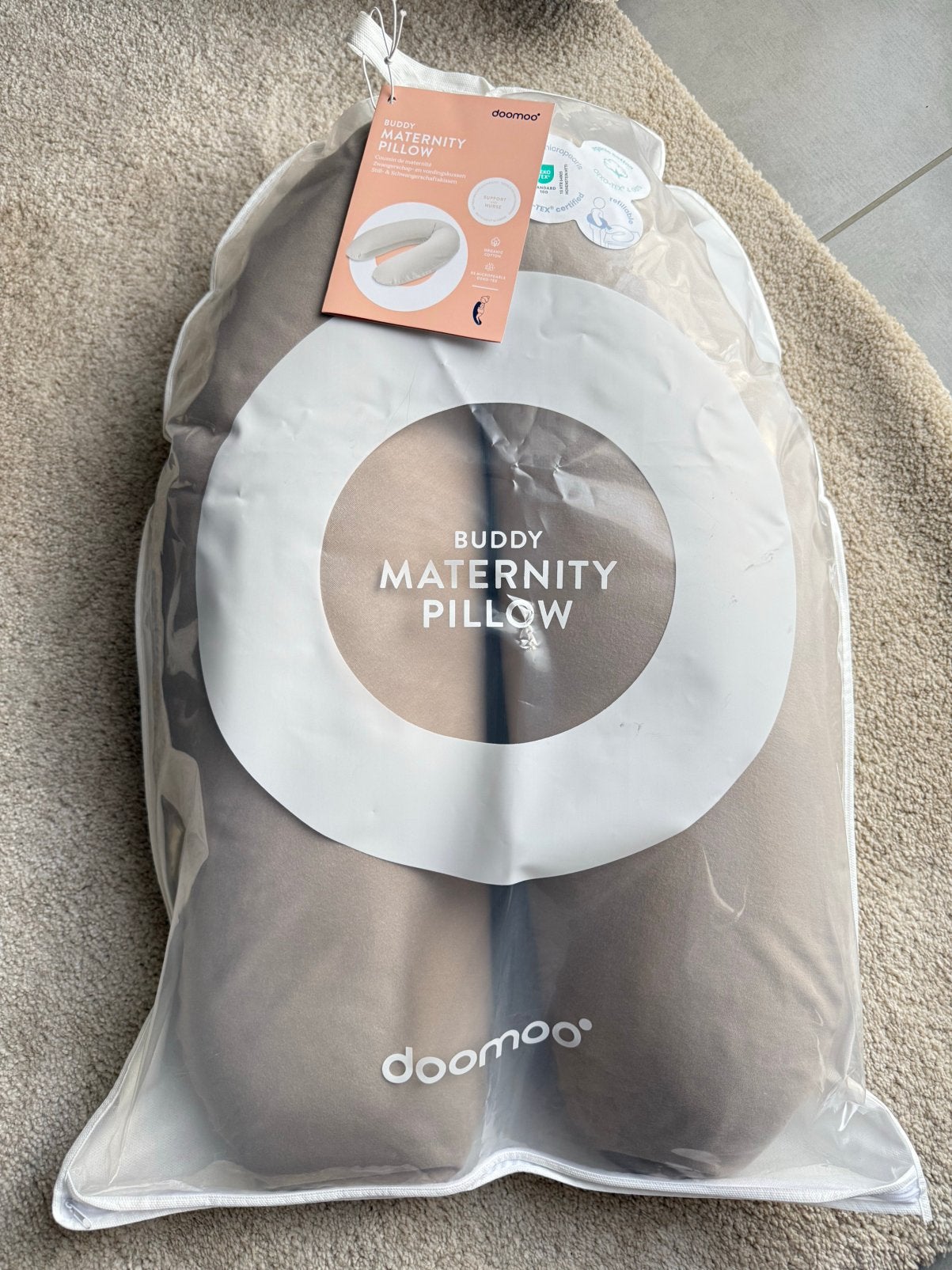 Coussin d’allaitement Doomoo, Enlèvement, Comme neuf