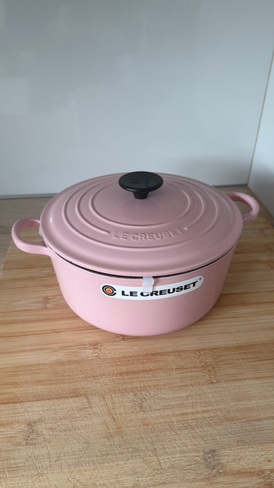 Roze Le Creuset 24cm 4.2L Stoofpan in Geëmailleerd Gietijzer, Neuf, Le Creuset, Enlèvement, Cocotte