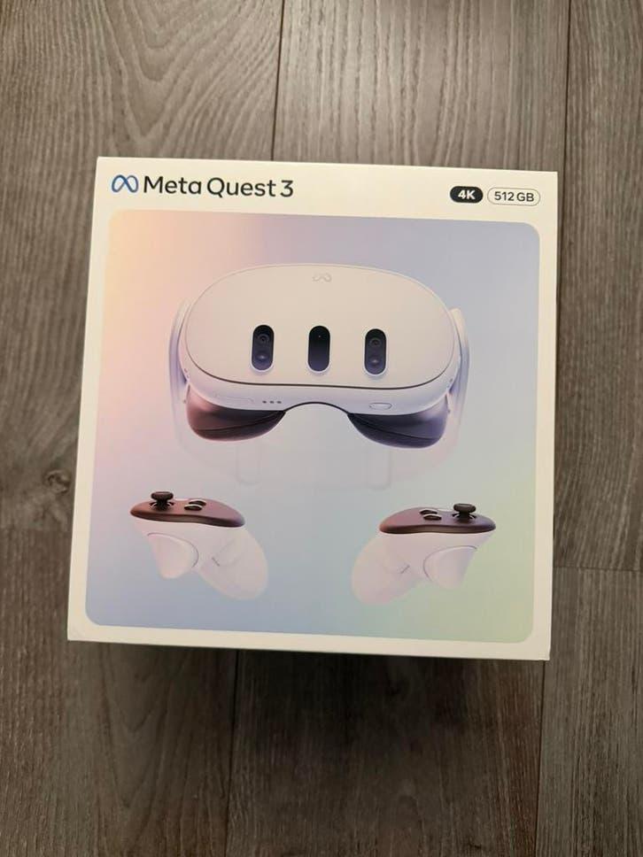 Meta Quest 3 512GB VR Headset | Nieuw | 4K, Games en Spelcomputers, Virtual Reality