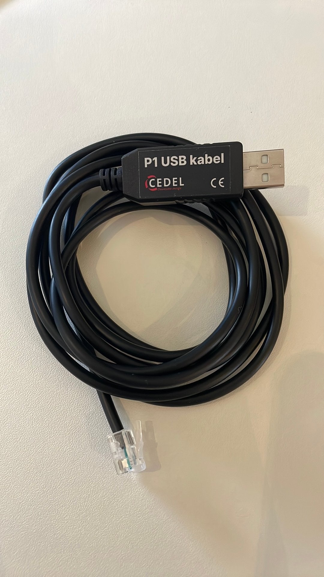 P1 usb kabel voor digitale meter, Ophalen, Zo goed als nieuw