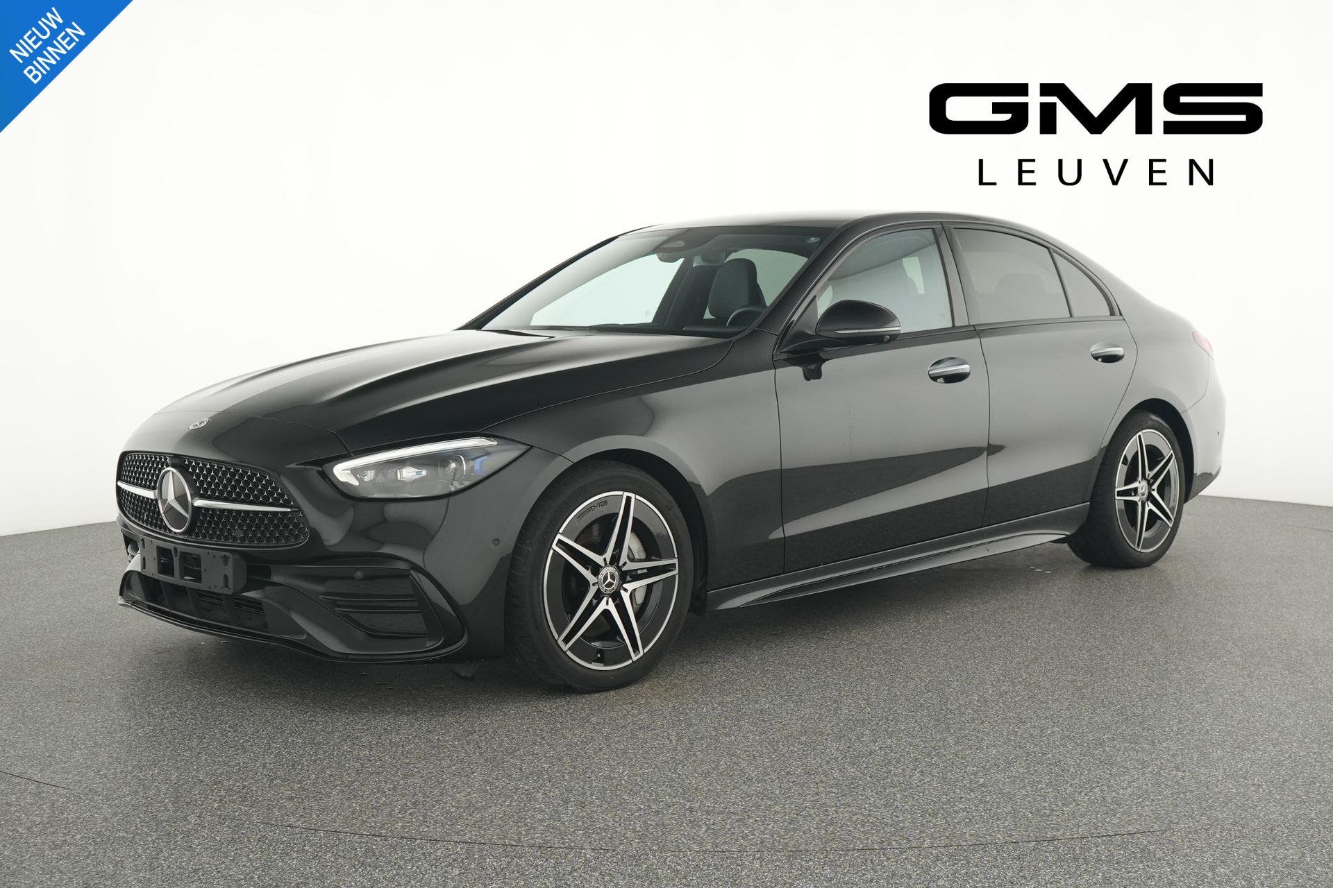Mercedes-Benz C-Klasse 180 AMG Line C 180 (automatique), Autos, 1940 kg, Entreprise, 1496 cm³, Noir