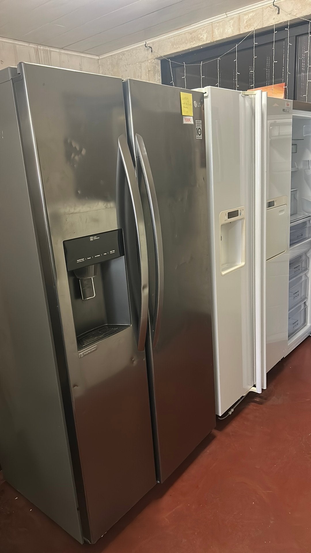 Amerikaanse frigo met garantie, Ophalen, 200 liter of meer, 60 cm of meer, Refurbished