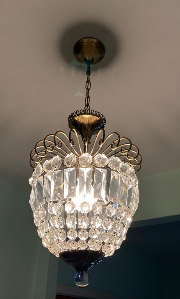 Lustre en cristal, Enlèvement, Utilisé, Autres matériaux