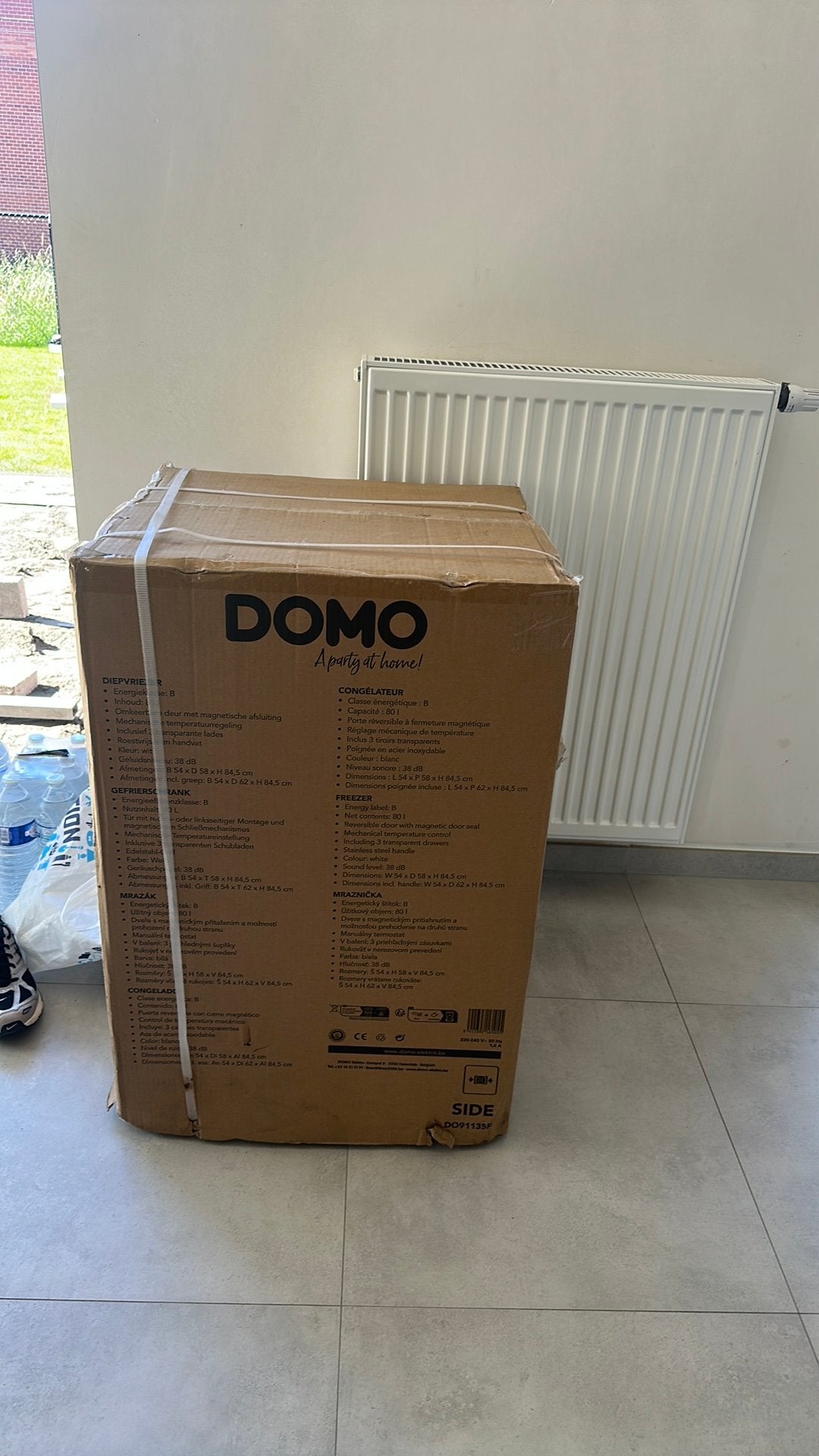 Domo Diepvriezer model(D091135F), Enlèvement, Neuf