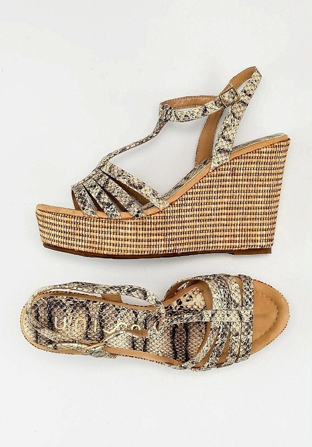 Sandales Unisa Rita à motif peau de serpent neuves, Vêtements | Femmes, Neuf, Beige, Unisa RITA 💯👣, Sandales et Mûles