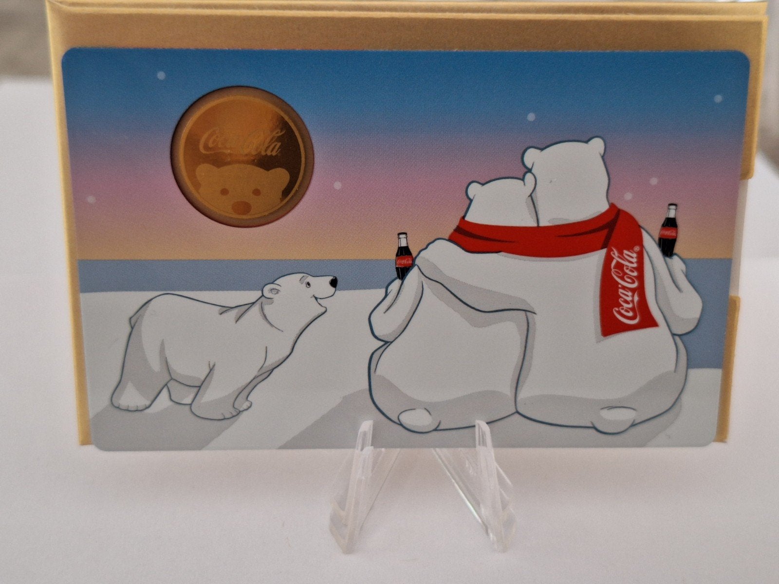 Pièce en or à collectionner Coca-Cola Polar Bear, Enlèvement ou Envoi, Or