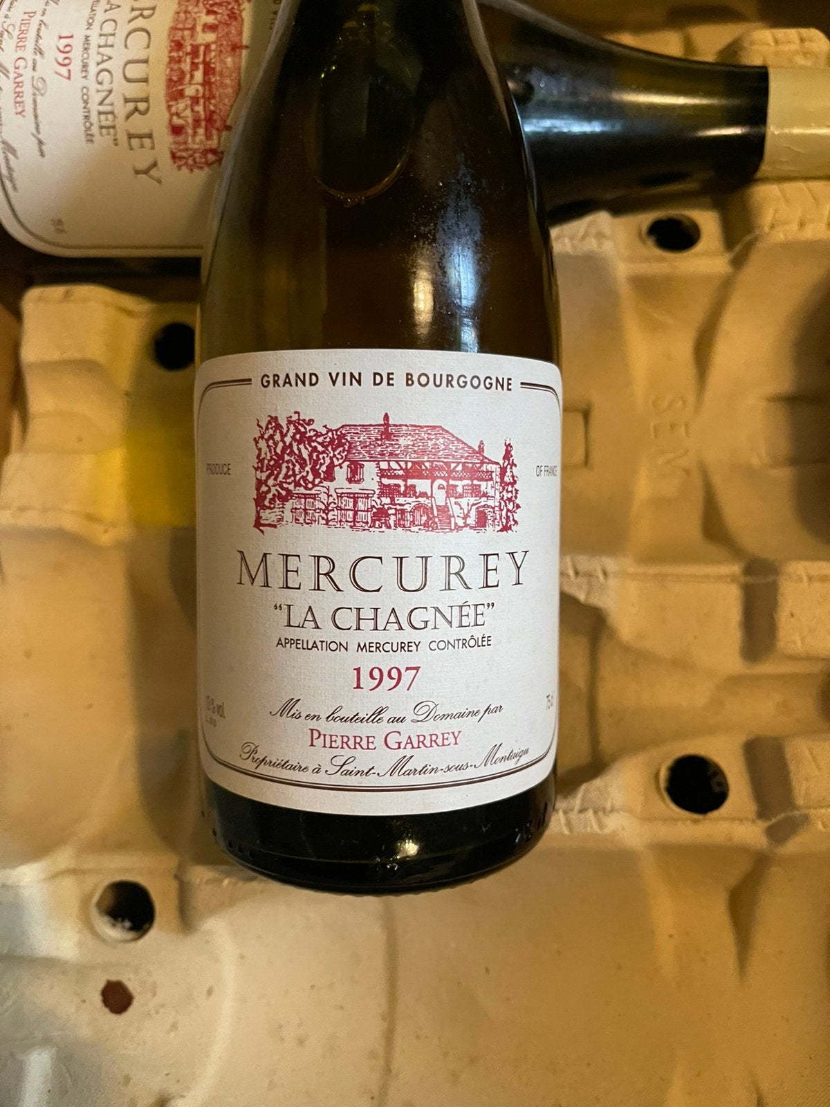 Mercurey Blanc "La Chagnée" 1997, Collections, Enlèvement, Comme neuf