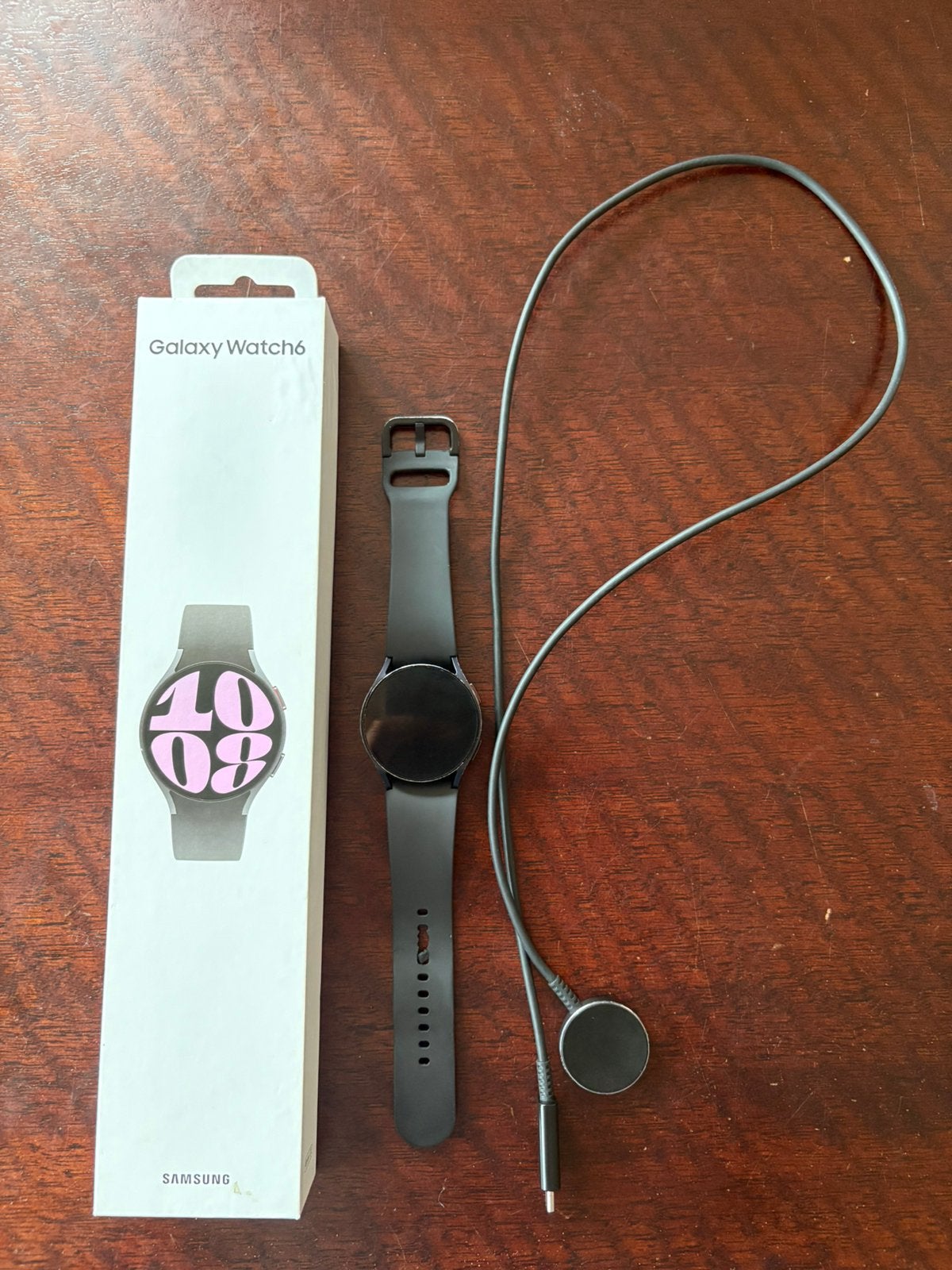 Samsung galaxy watch 6, Gebruikt, Zwart, Ophalen of Verzenden, Waterdicht