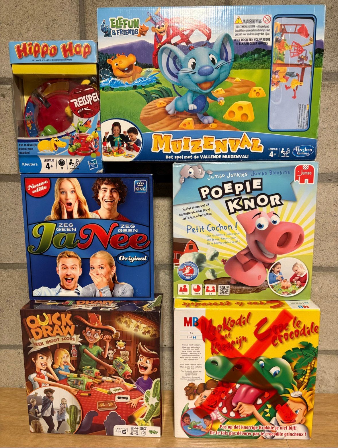 5 mooie spelletjes GOED BOD=WEG, Ophalen of Verzenden, Zo goed als nieuw