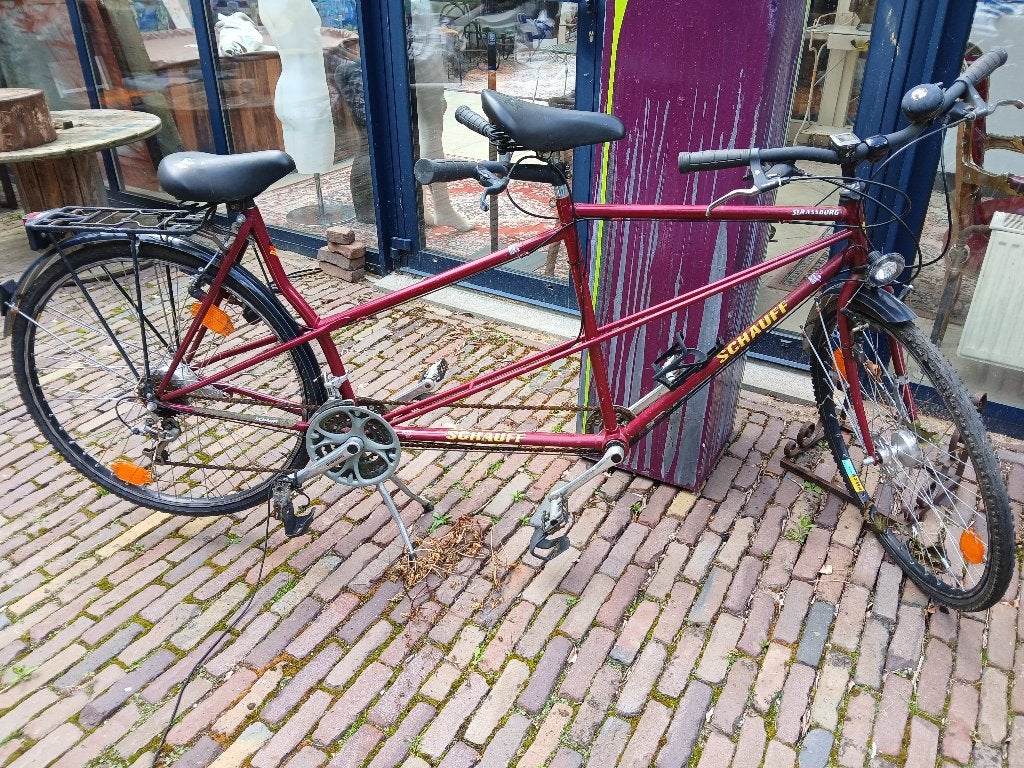 Schauff tandemfiets, Fietsen en Brommers, Fietsen | Tandems, Ophalen, Gebruikt