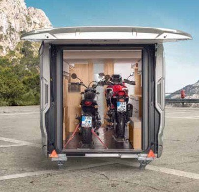 Knaus Deseo - Caravane poluvalente motos - Excellent état, Caravanes & Camping, Jusqu'à 4, 5 à 6 mètres, Particulier, Grand lit
