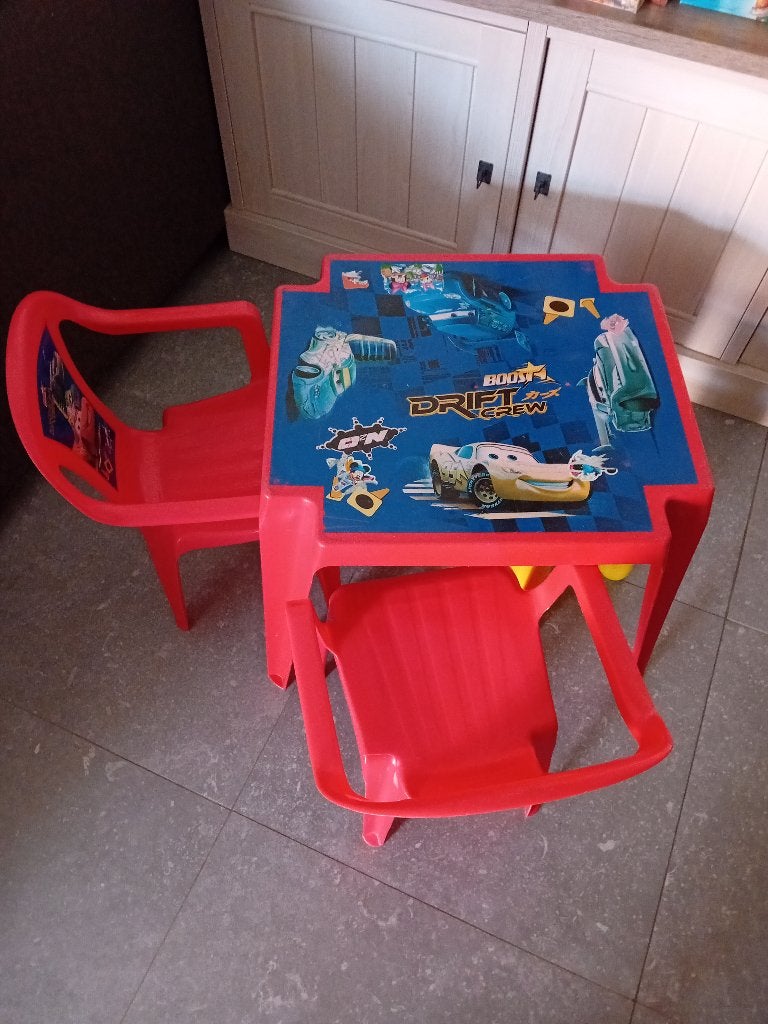 Tafeltjestoeltjes kinderen, Kinderen en Baby's, Ophalen, Gebruikt, Tafel(s) en Stoel(en)