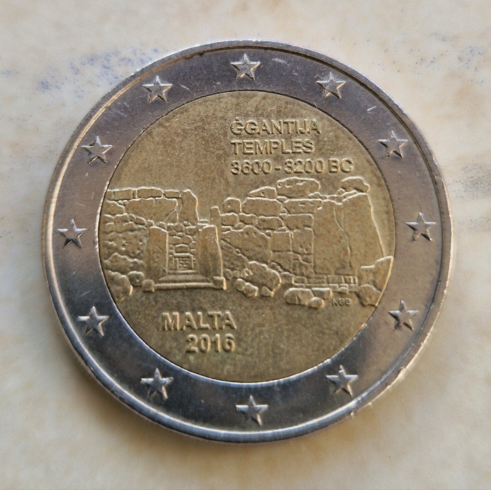 2016 Malta , 2 Euro Commemorative Coin, Postzegels en Munten, Munten | Europa | Euromunten, Ophalen of Verzenden, Malta, 2 euro