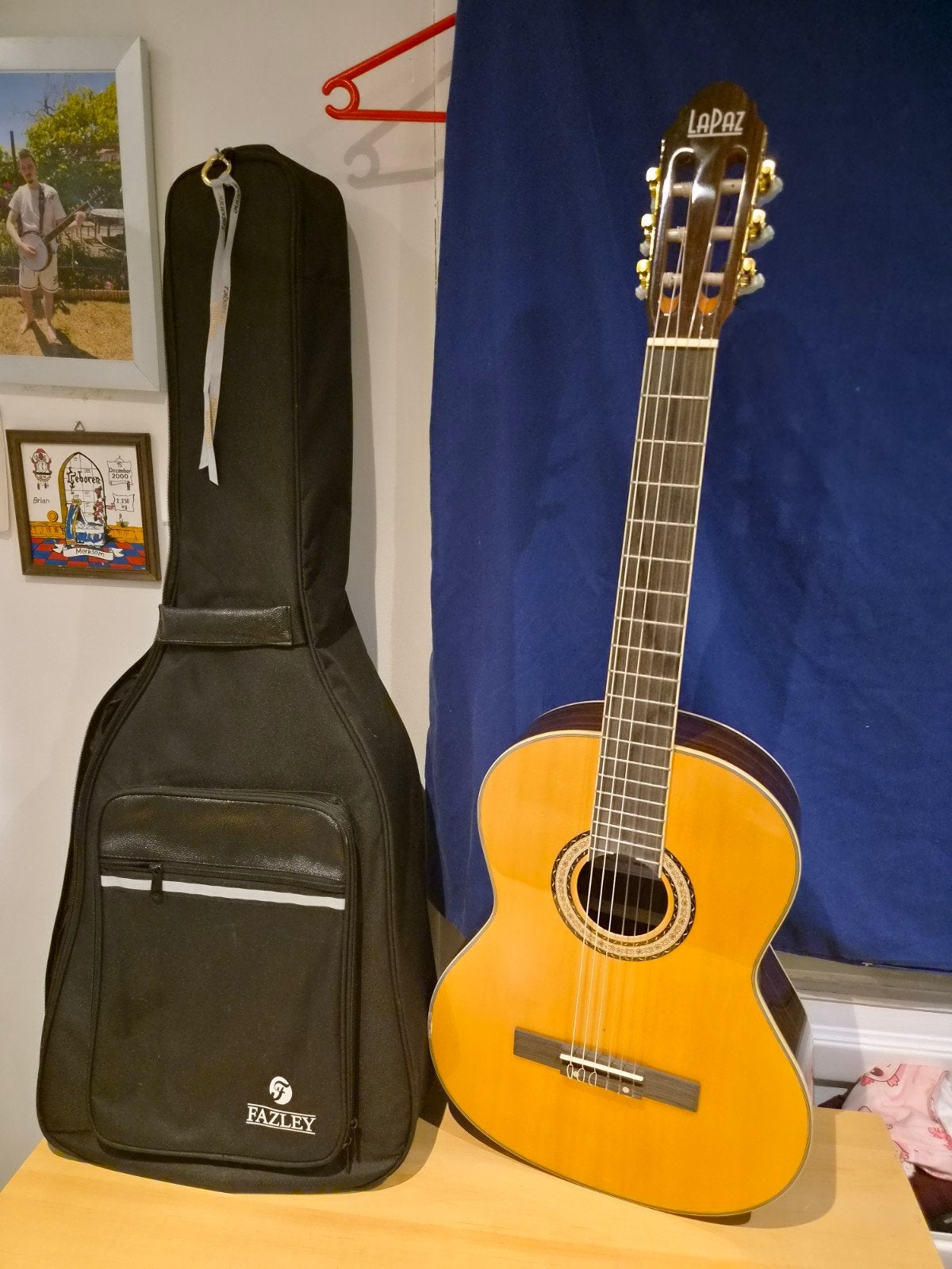 acoestige gitaar, Ophalen, Klassieke of Spaanse gitaar, Met koffer