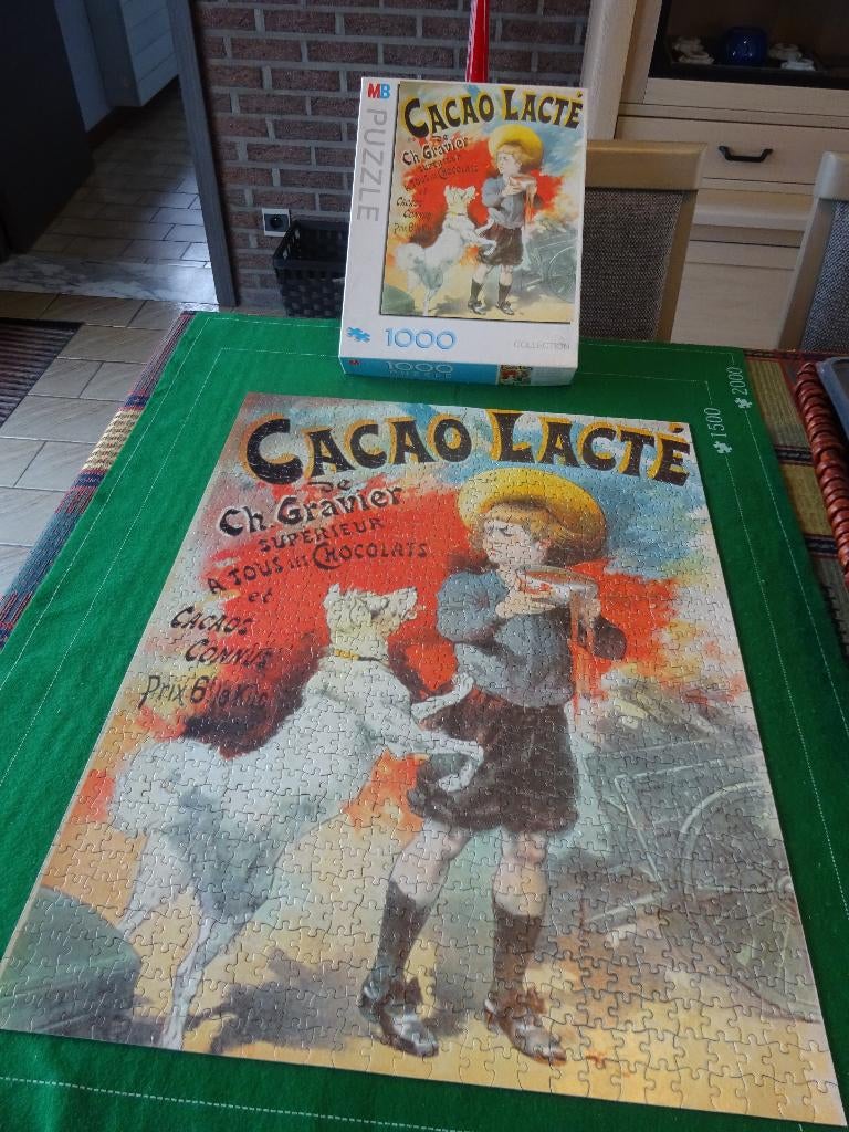 Puzzle MB, Enlèvement ou Envoi, 500 à 1500 pièces, Comme neuf, Autres types