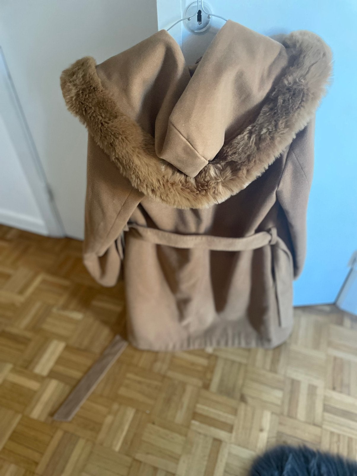 Winterjas, Ophalen, Zo goed als nieuw, Maat 34 (XS) of kleiner, Bruin