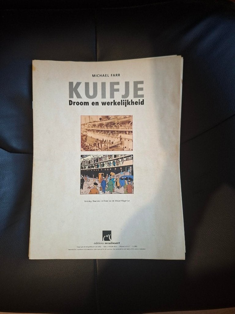 Boek Kuifje droom en werkelijkheid, Ophalen, Kuifje, Zo goed als nieuw, Boek of Spel