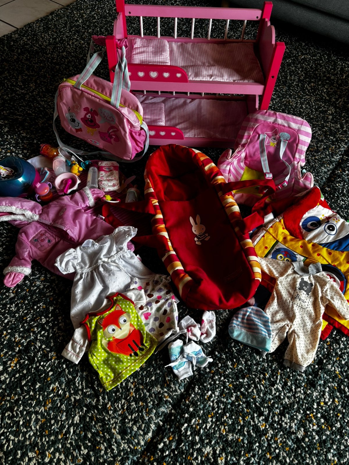 Pakket poppenaccesoires, Ophalen, Zo goed als nieuw
