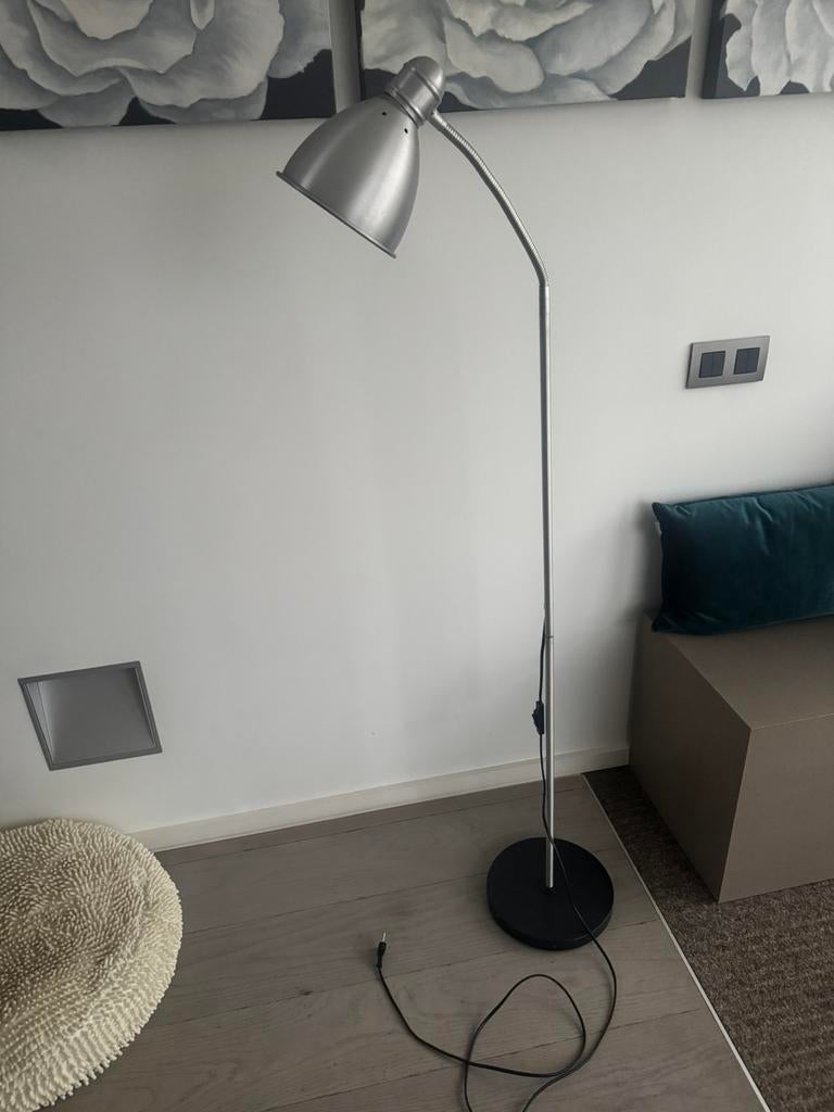 Leeslamp inox Ikea, Huis en Inrichting, Ophalen, Zo goed als nieuw