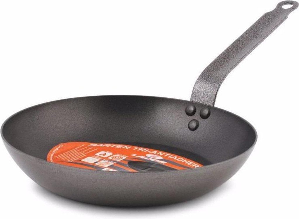 Nieuw | stalen sauteerpan- hapjespan met antiaanbaklaag 32cm, Huis en Inrichting, Keuken | Potten en Pannen, Overige materialen