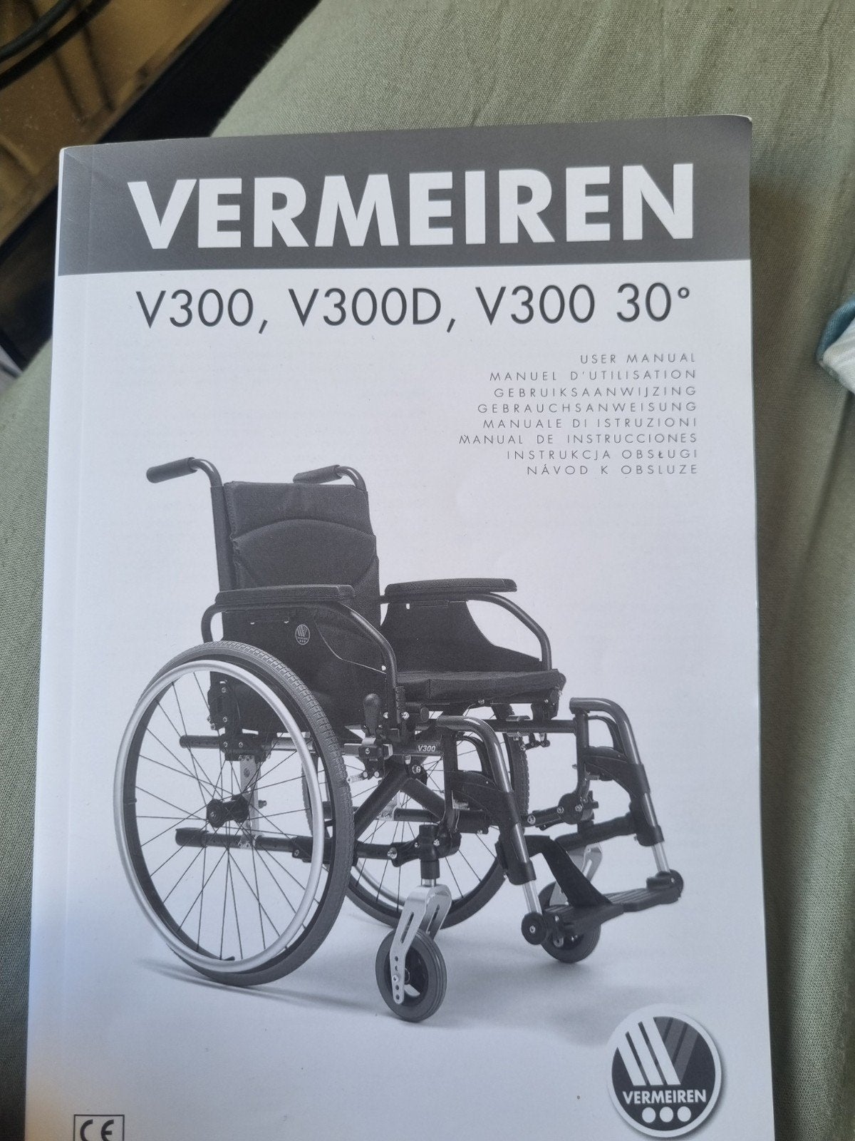 fauteuil roulante, Divers, Enlèvement, Pliant, Comme neuf, Fauteuil roulant à pousser