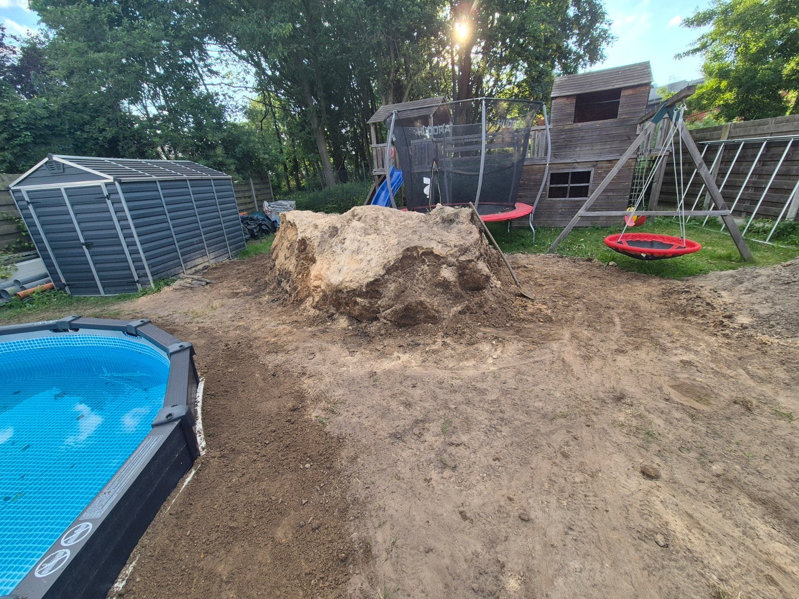 Gratis schone opvulgrond., Jardin & Terrasse, Sable, Enlèvement