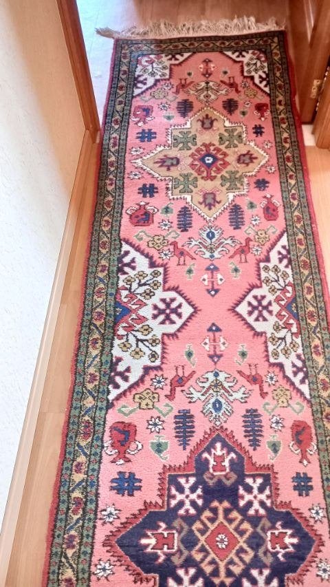Perzisch tapijt loper, Ophalen, Gebruikt, Klassiek, 200 cm of meer
