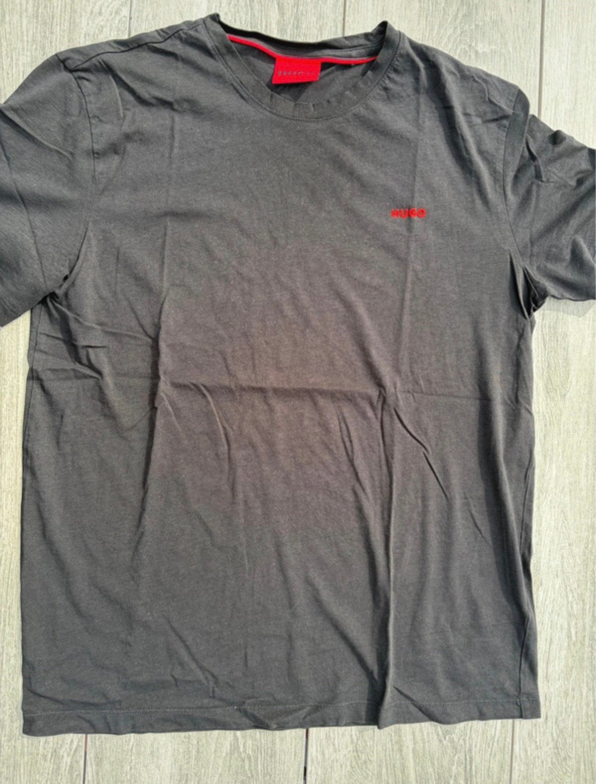 HUGO t-shirt, Kleding | Heren, Ophalen, Zo goed als nieuw, Maat 48/50 (M), Zwart
