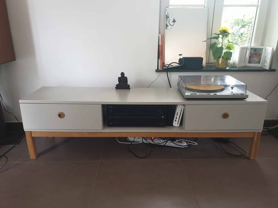 Meuble TV de salon – style scandinave, Maison & Meubles, 25 à 50 cm, Moins de 100 cm, Enlèvement, Utilisé