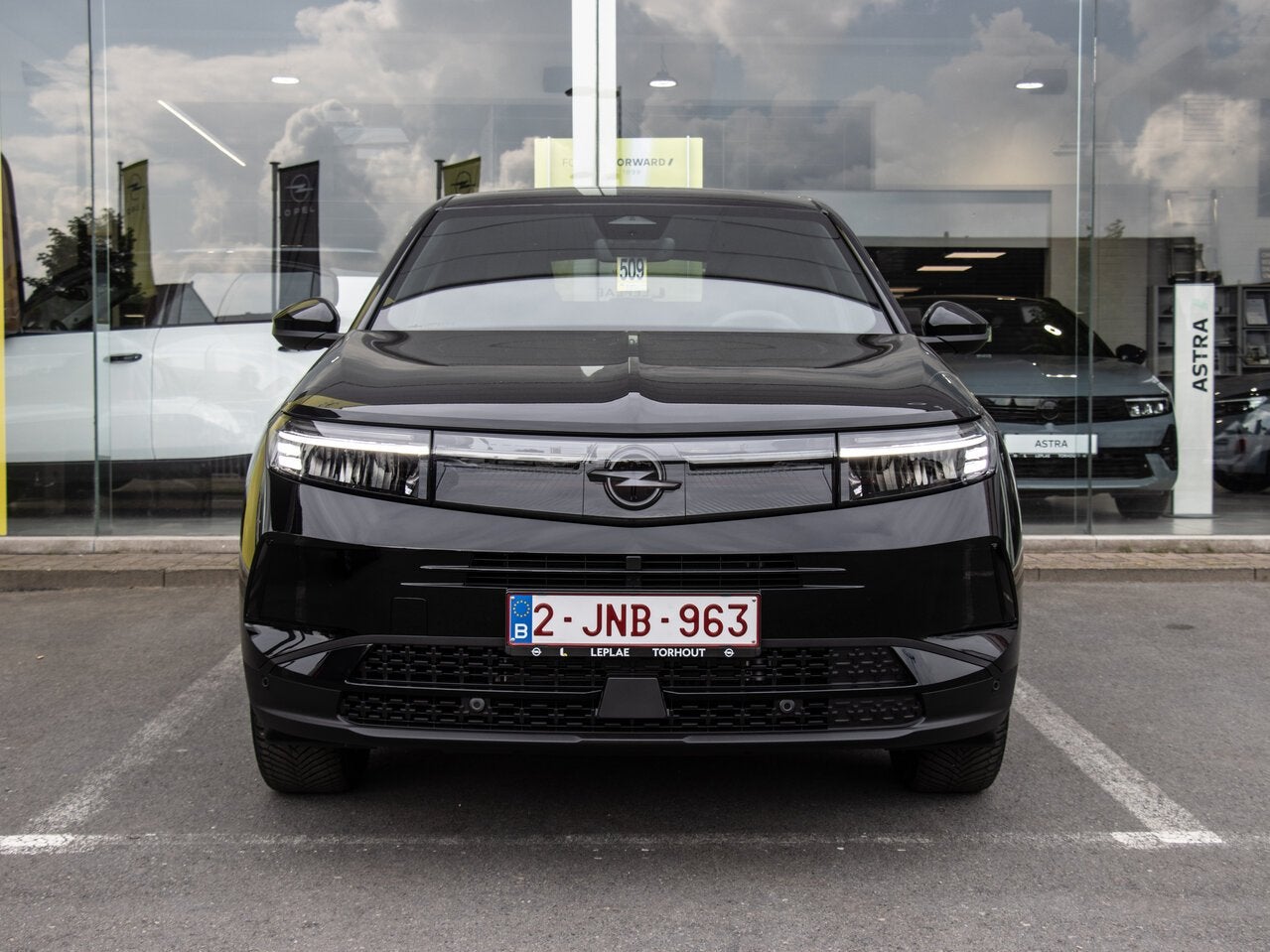 Opel Grandland GS 1.2T Hybrid eDCT 145pk, Auto's, Opel, 0 kg, Zwart, Bedrijf, 5 zetels