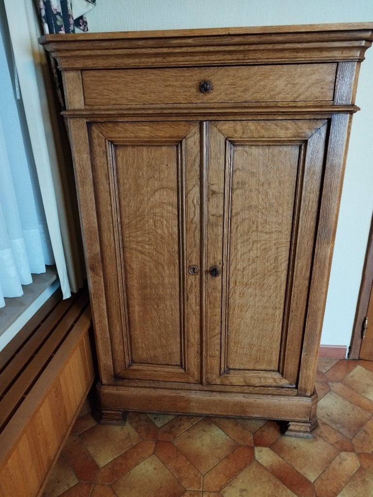 Antieke eiken kast, Antiek en Kunst, Ophalen
