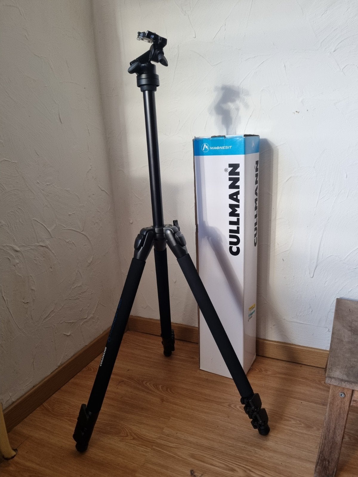Cullmann Magnesit 525 Statief Tripod CW30 Kop (als nieuw), Cullmann, Snelkoppelingsplaat, Zo goed als nieuw, 150 tot 175 cm