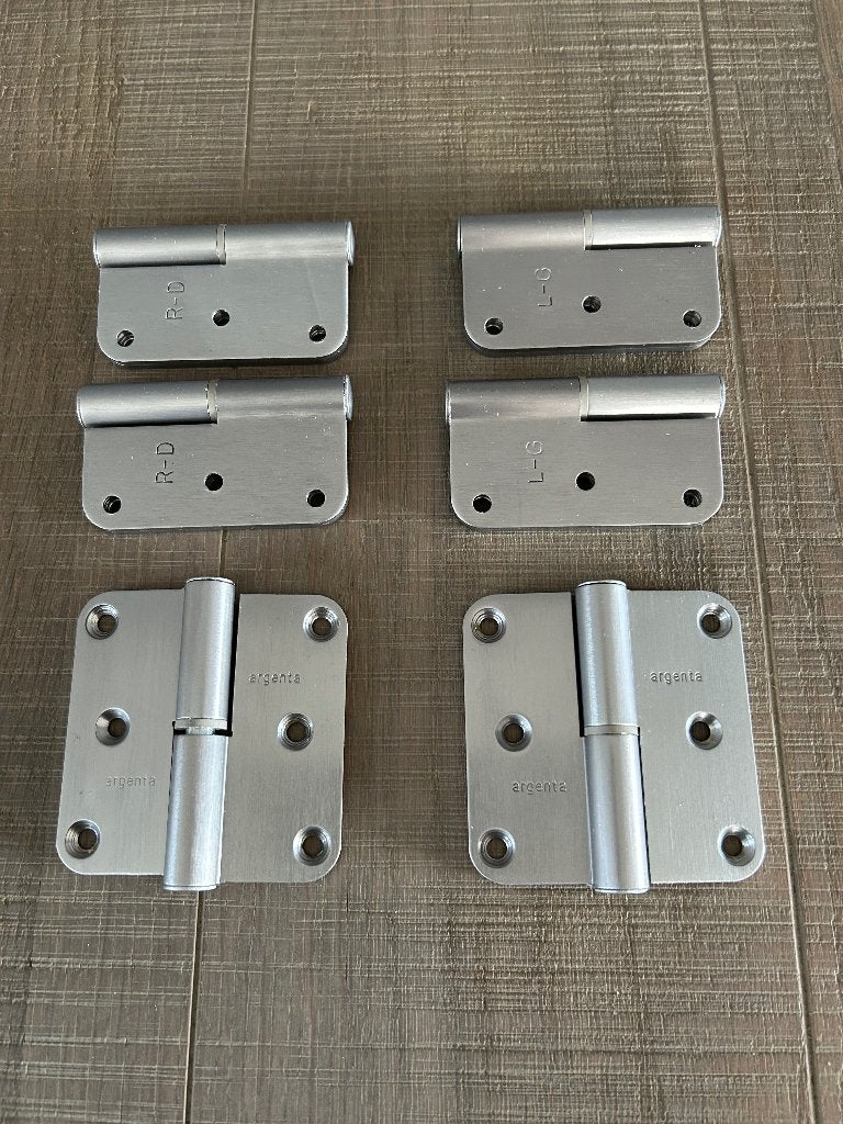 Set 6 scharnieren Argenta, Verzenden, Zo goed als nieuw, Overige typen