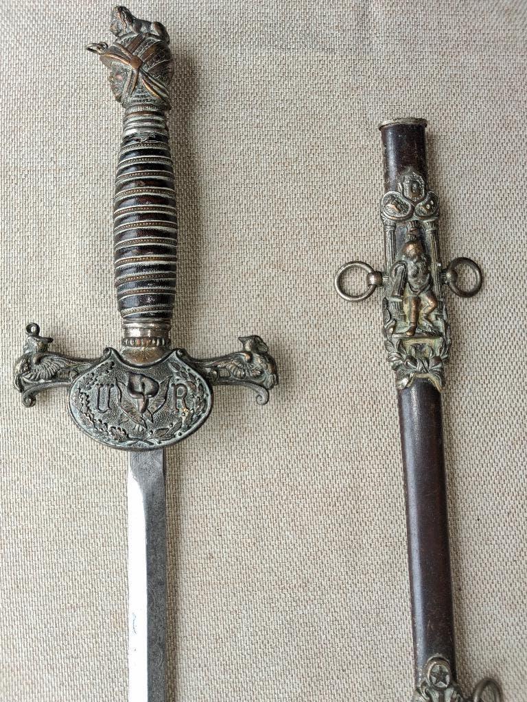 Ordre fraternel d'épée du XIXe siècle Chevaliers de Pythias, Collections, Objets militaires | Général, Autres, Enlèvement ou Envoi