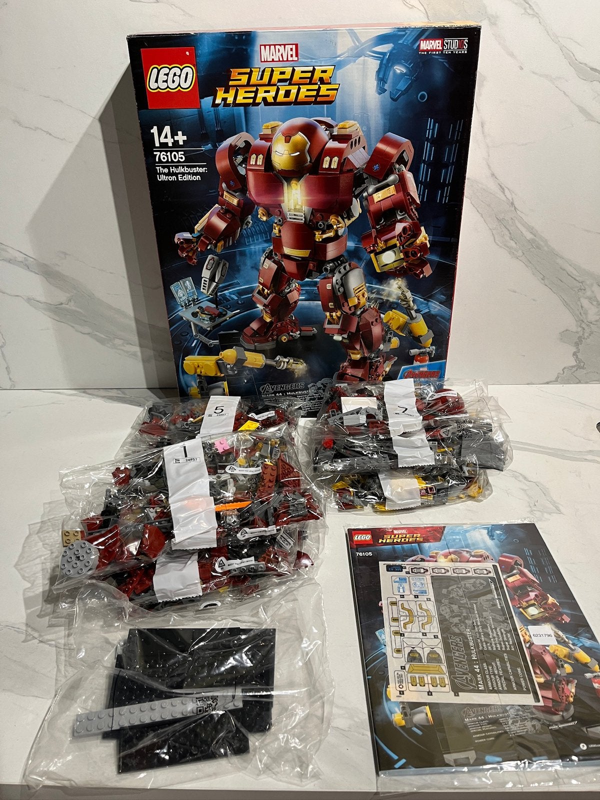 Nieuw - Lego Marvel 76105 The Hulkbuster Ultron Edition, Marvel, Lego, Ensemble complet, Comme neuf