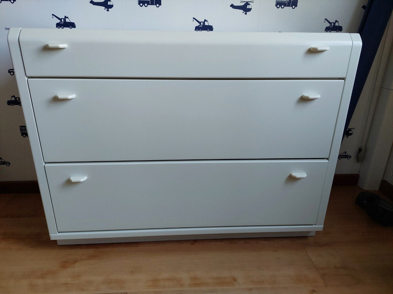 Commode 3 tiroirs - couleur blanche, Maison & Meubles, 3 ou 4 tiroirs