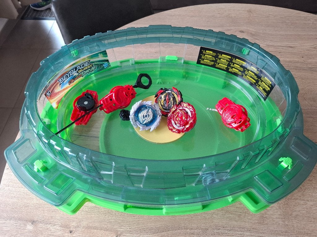 Beyblade, Ophalen, Gebruikt