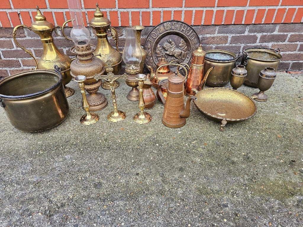 lot koper, Antiek en Kunst, Ophalen, Koper