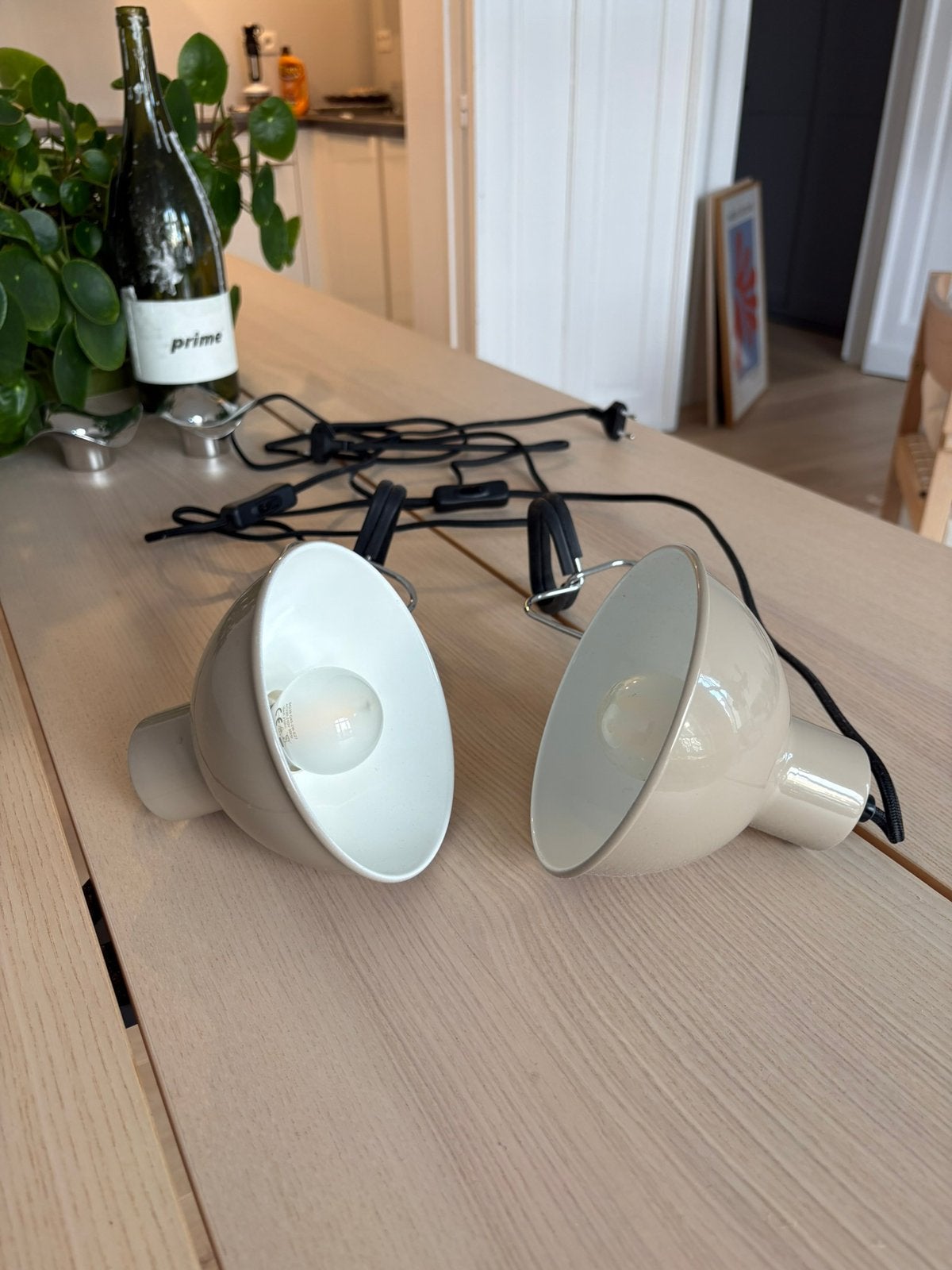 Gratis 2 Bedside Lamps / lampes de chevet /nachtlampjes, Ophalen, Gebruikt