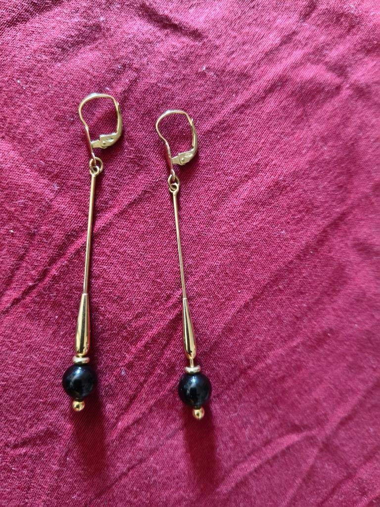 Mooie vintage gouden oorbellen, Antiek en Kunst, Ophalen of Verzenden