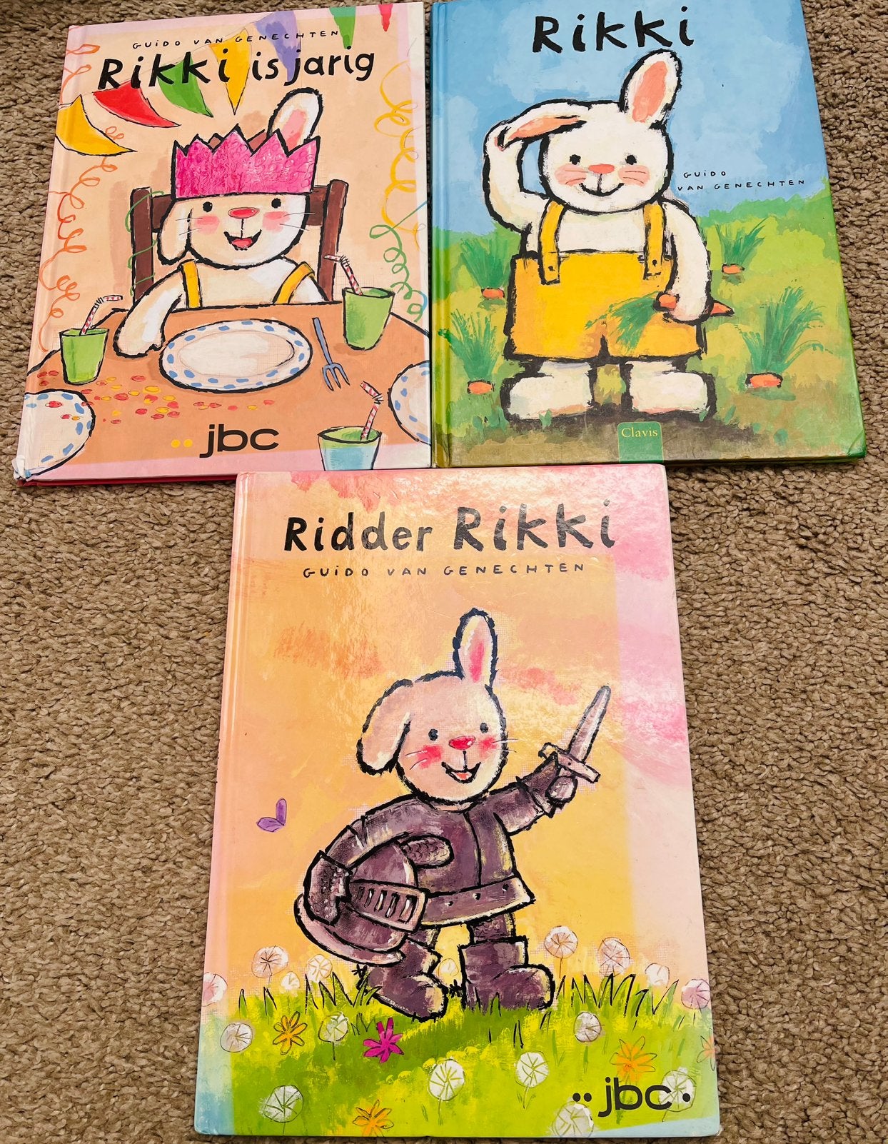 3 Rikki konijn boeken, als nieuw, Boeken, Ophalen of Verzenden, Zo goed als nieuw